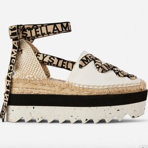 Gaia Espadrilles Cream Stella McCartney